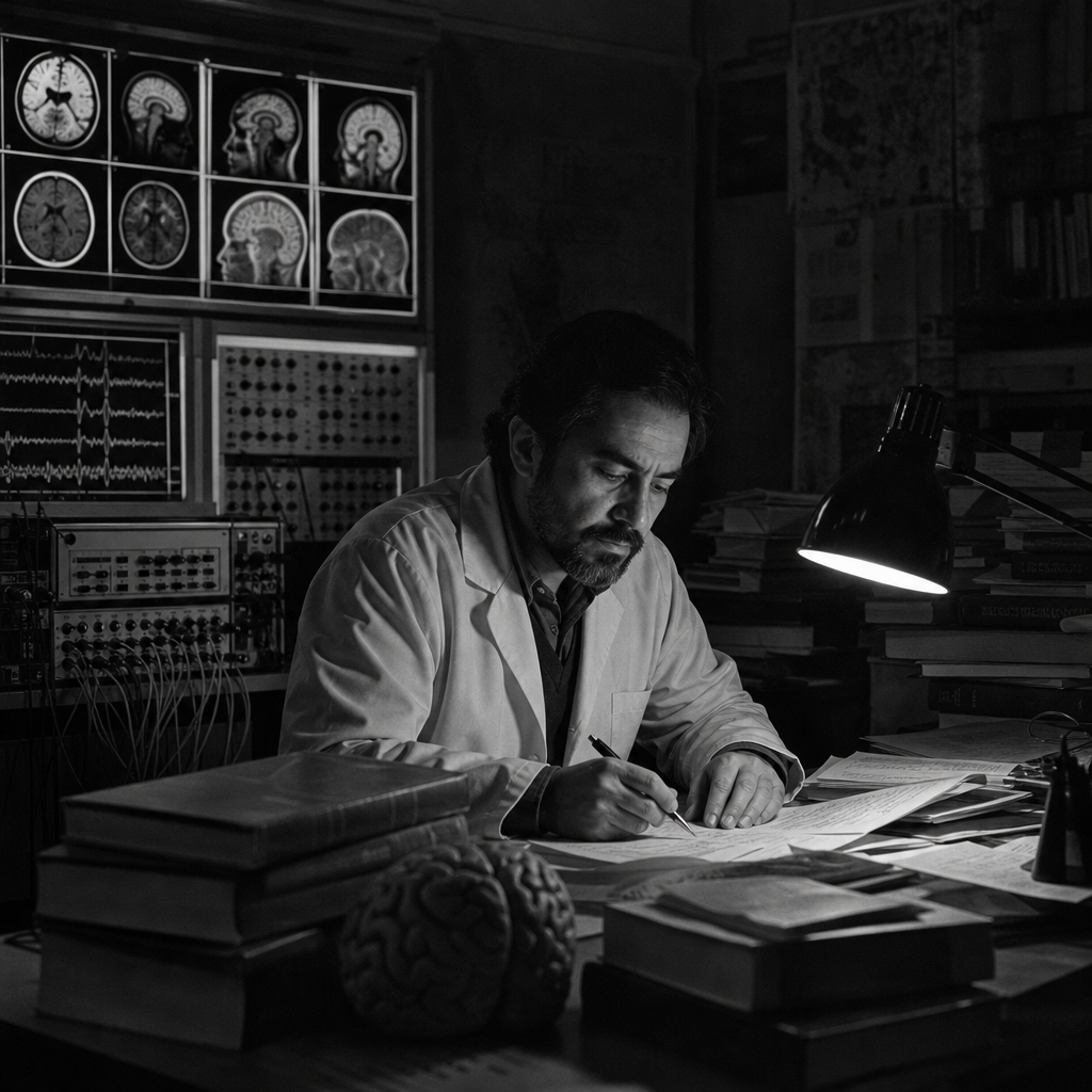 Laboratoire de neurophysiologie, années 90